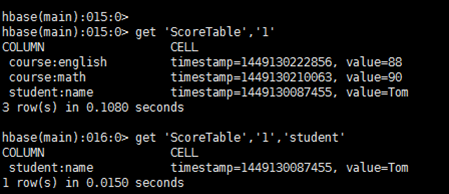 hbase-get-onerow